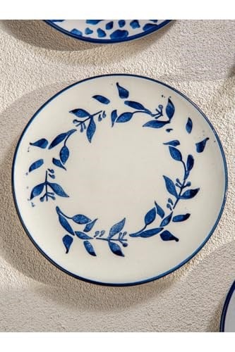 Handmade Trendy All in Blue 6 lı Pasta Seti 19 cm