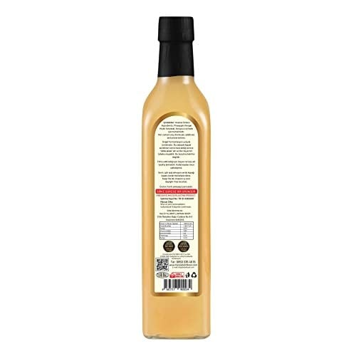 Hanzade Bitkisel Ananas Sirkesi 500 ML x 2 Adet Doğal Fermantasyon İçilebilir Katkısız Cam Şişe