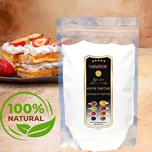 Hanzade Bitkisel Krem Tartar Potasyum Bitartarat 100 Gr