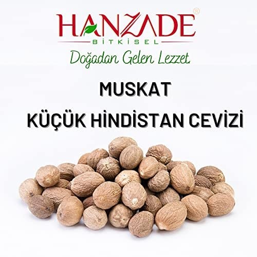 Hanzade Bitkisel Muskat (Musgat) Küçük Hindistan Cevizi 25 Gr
