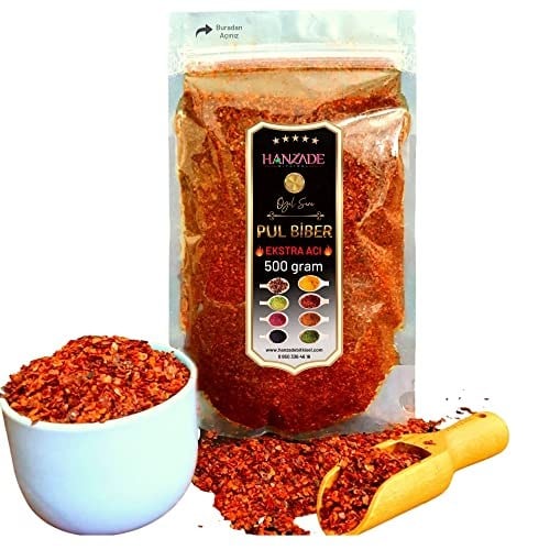 Hanzade Bitkisel Pul Biber Ekstra Çok Acı 500 Gr