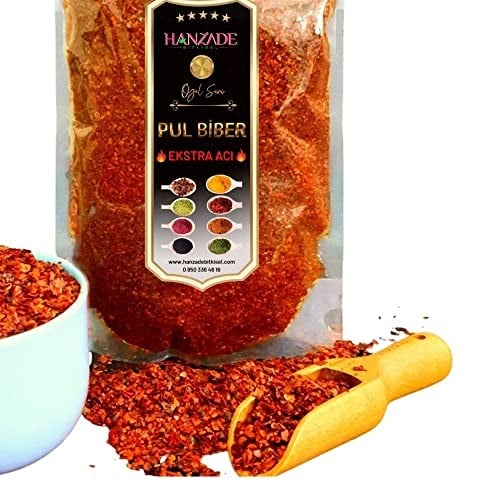 Hanzade Bitkisel Pul Biber Ekstra Çok Acı 500 Gr