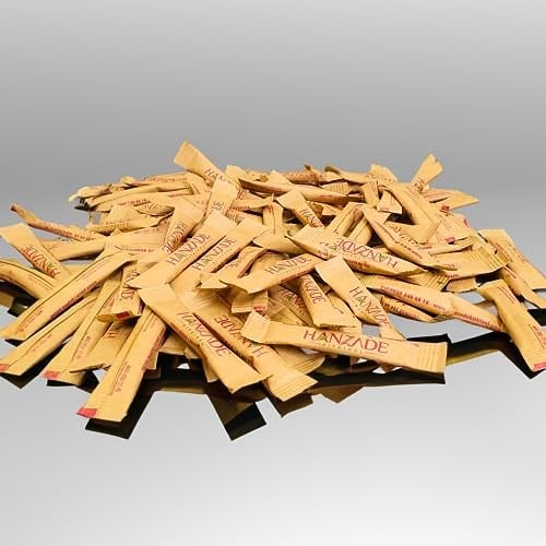 Hanzade Bitkisel Stick Kahverengi Esmer Şeker 1000 Sticks 3gr x 1000 Adet