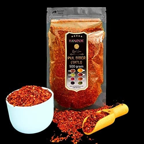 Hanzade Bitkisel Tatlı Pul Biber 500 Gr