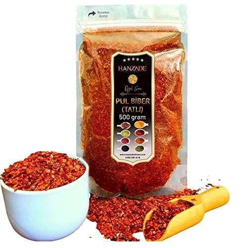 Hanzade Bitkisel Tatlı Pul Biber 500 Gr