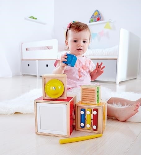 Hape E0336 müzik Stapelwuerfel