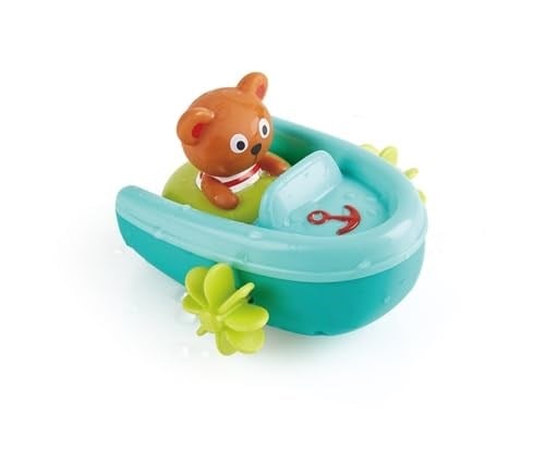 Hape Kurmalı Yüzen Ayıcık Banyo Oyuncak Seti – Bebek ve Çocuk Küvet ve Duş Oyuncağı