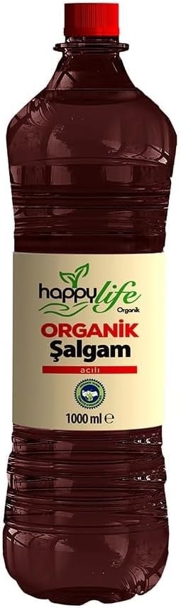 Happy Life Organik Şalgam Suyu Acılı