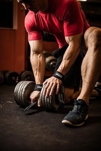 Harbinger Big Grip kaymaz naylon çekme kayışı DuraGrip (çift)