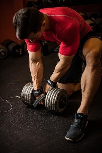 Harbinger Big Grip kaymaz naylon çekme kayışı DuraGrip (çift)
