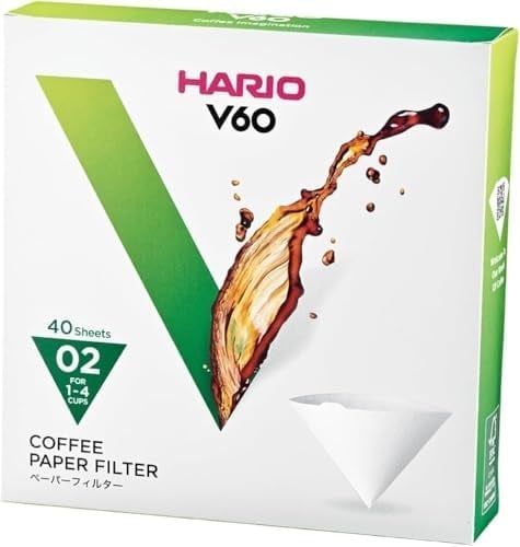Hario V60 02 Dripper Filtresi (40 Adet)