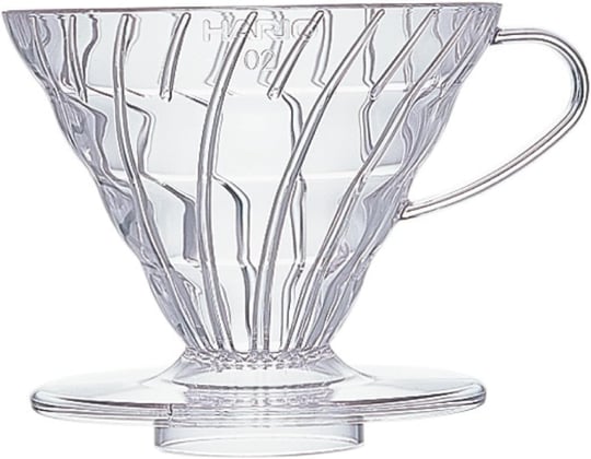 Hario V60 02 Dripper, Kahve Damlatıcı, Beyaz Plastik