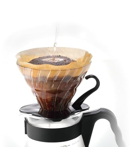 Hario V60 02 Dripper (Siyah Cam)