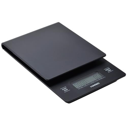 Hario V60 Damla Kahve Ölçeği ve Zamanlayıcı Dökme Ölçeği Siyah (Yeni Model)