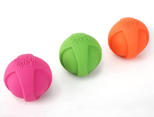 Hartz DuraPlay Ball Gıcırtılı Lateks Köpek Oyuncağı, Orta, 3lü Paket
