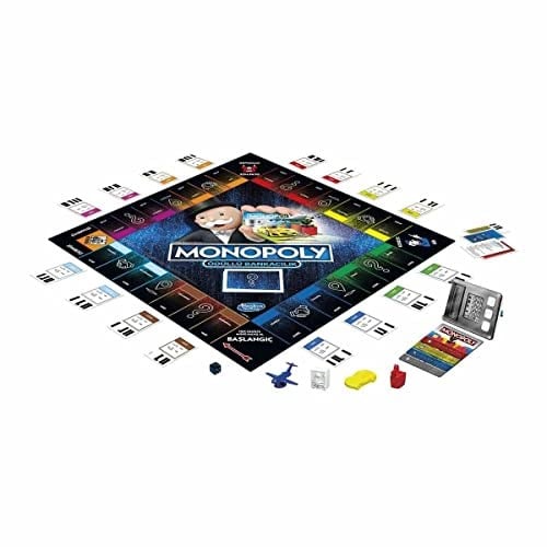Hasbro Gaming Monopoly Ödüllü Bankacılık Kutu Oyunu, 8+ yaş, 2-4 oyuncu