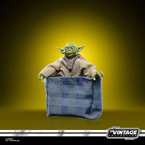 Hasbro Star Wars: The Empire Strikes Back - The Vintage Collection Yoda (Dagobah) Aksiyon Figürü | Star Wars Vintage Koleksiyonu 3.75 İnç Aksiyon Figürü (2022 Dalga 1) - Yoda (Dagobah) VC218