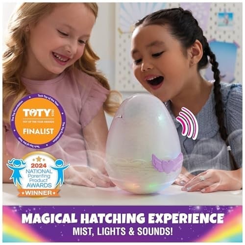Hatchimals Alive Gizemli Yumurta Pufficorn – sihirli kendiliğinden çıkan yumurta yaklaşık 25 cm boyunda, etkileşimli sürpriz peluş oyuncaklı, 5 yaşından büyük çocuklar için