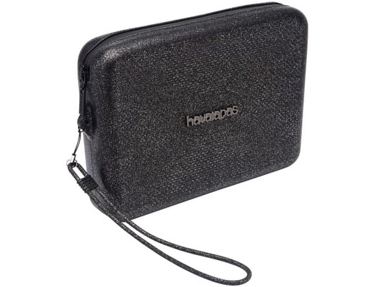 Havaianas Beach Necessaire Bag Simli Siyah 22 x 16 x 5 cm, siyah, Taglia Unica