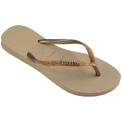 Havaianas Slim Glitter Kahverengi Terlik, 4146975