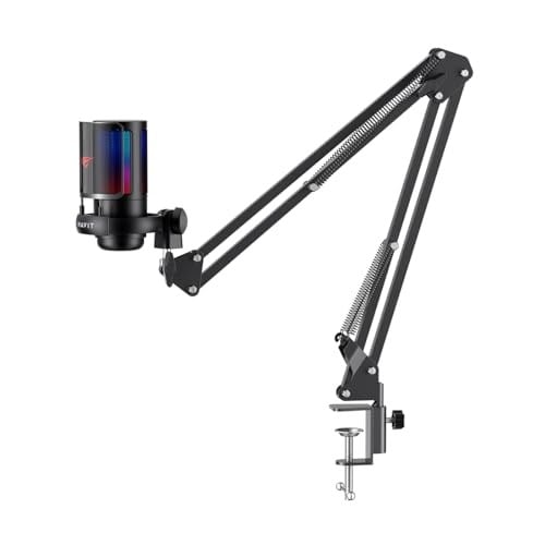 Havit Gamenote GK50 PRO RGB Gaming Profesyonel Oyuncu Yayıncı Mikrofonu ve Masa Standı