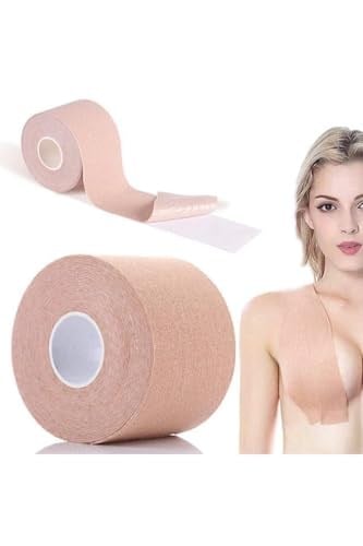 HAYAL KUSU Göğüs Dikleştirici Ve Şekillendirici Bant Büyük Boy 5 Cm X 5 Metre TEN, Tek Ebat