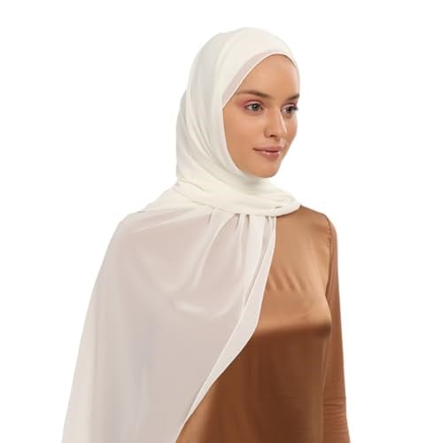 Hazır Lüks Pratik Hijablı Şifon Şal
