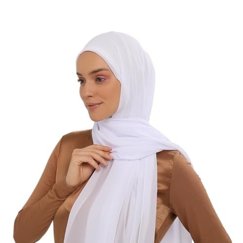 Hazır Pratik Lüks Boyunluklu Boneli Şifon Şal