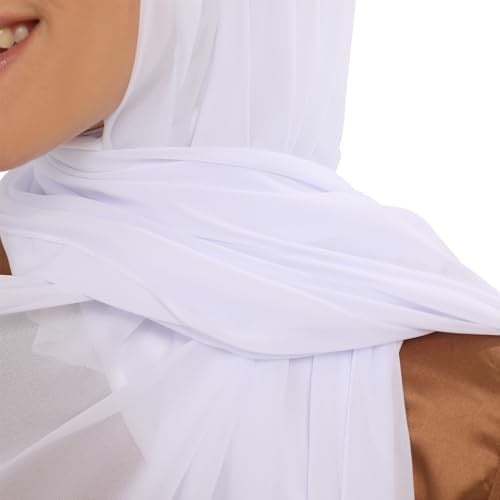 Hazır Pratik Lüks Boyunluklu Boneli Şifon Şal