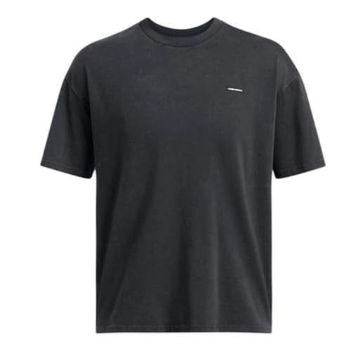 Heavyweight Oversized Erkek Siyah Günlük Stil T-Shirt 1389147-001