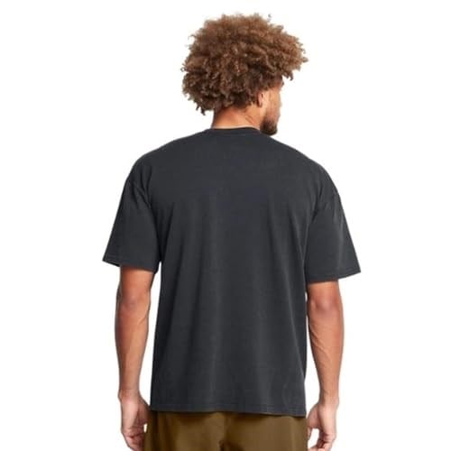 Heavyweight Oversized Erkek Siyah Günlük Stil T-Shirt 1389147-001