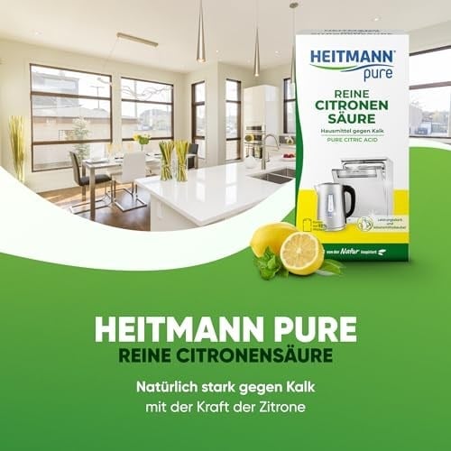 HEITMANN PURE Limon Asidi Kireç Çözücü, Yüzey Temizleyici 350g