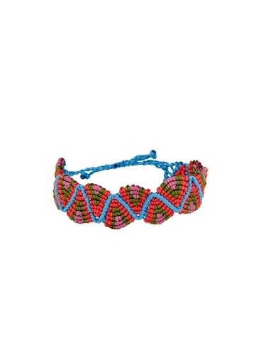 Helenist Design Makrome Zigzag Bileklik