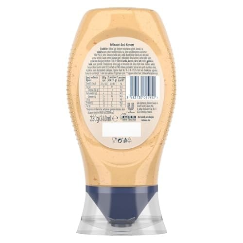 Hellmanns, HellmannS Acılı Mayonez 230gr