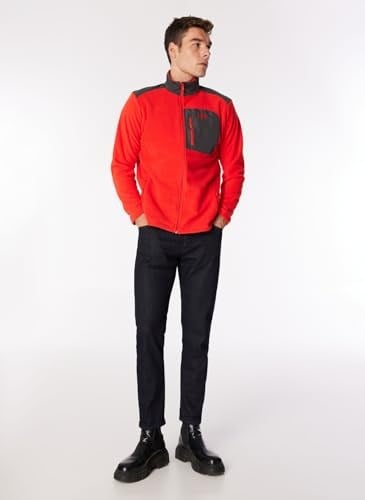 Helly Hansen Helly Hansen Block Fullzip Polar Mont KIRMIZI Erkek Polar KIRMIZI S S