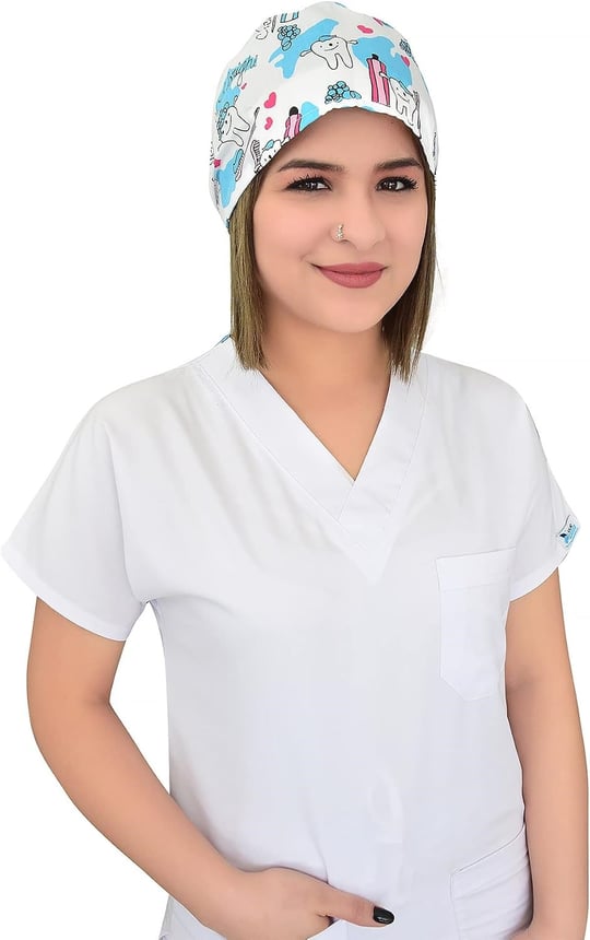 Hemşir, Hemşire Bonesi, Doktor Bonesi ve Cerrahi Bone ,Beyaz Diş Bone