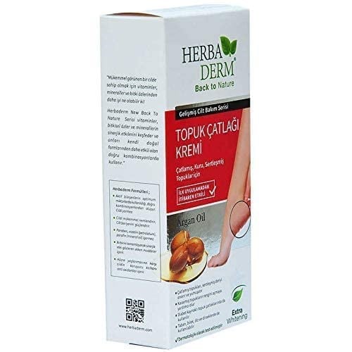 Herbaderm Ayak Ve Topuk Çatlaklarına Karşı Bakım Kremi Argan Yağlı 60 ml