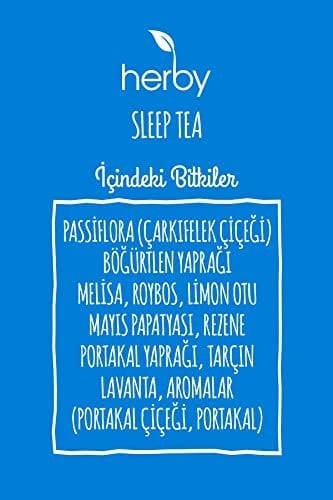 Herby Sleep Tea Uyku Öncesi Rahatlatıcı Pasifloralı Bitki Çayı