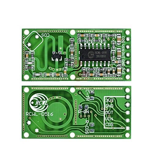 HiLetgo 5 adet RCWL-0516 RCWL 0516 Mikrodalga Radar Sensörü İnsan Sensörü Vücut Sensörü Modülü İndüksiyon Anahtar Modülü Çıkış 3,3 V