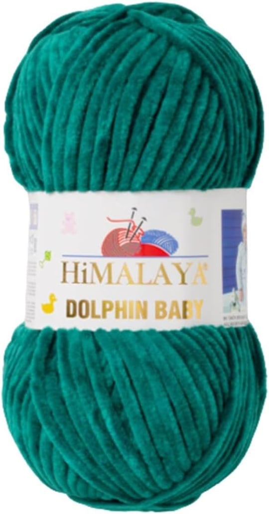 Himalaya Dolphin Baby Kadife İp El Örgü Yünü 80323 Somon