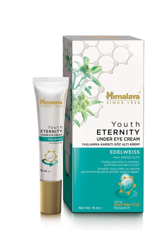 Himalaya Since 1930 Youth Eternity Yaşlanma Karşıtı Göz Altı Kremi 15 ml, Kırışıklık Karşıtı, Nemlendirici