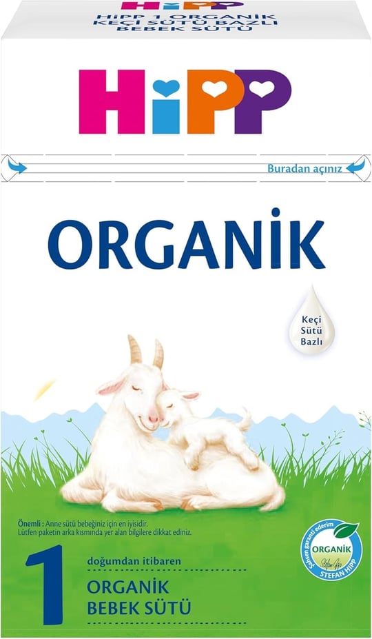 HiPP 1 Organik Keçi Sütü Bazlı Bebek Sütü 400 gr