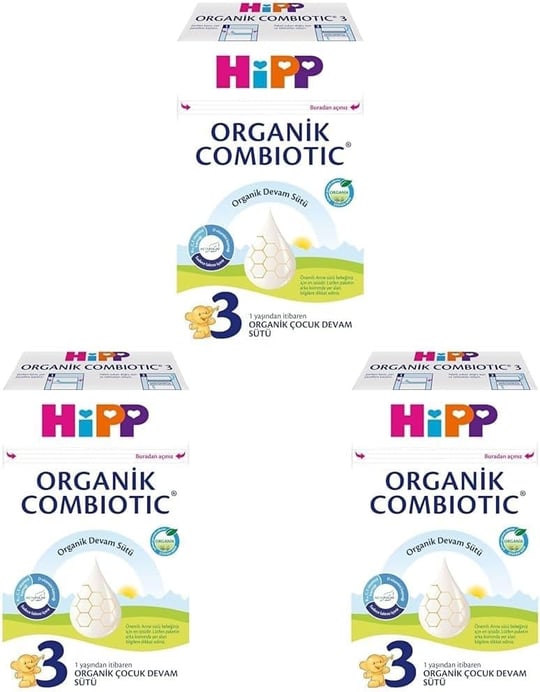 HiPP 3 Organik Combiotic Devam Sütü 600 G 3lü paket