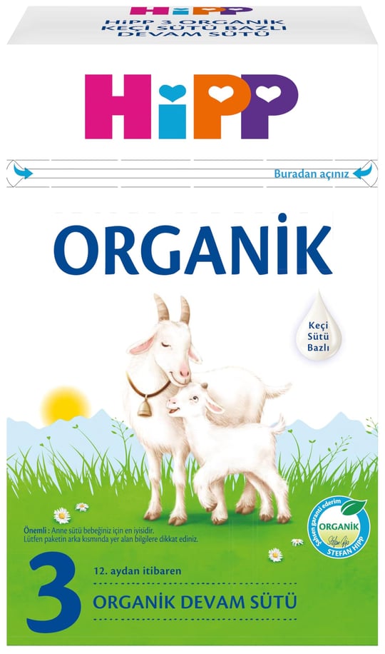 HiPP 3 Organik Keçi Sütü Bazlı Devam Sütü 400 gr