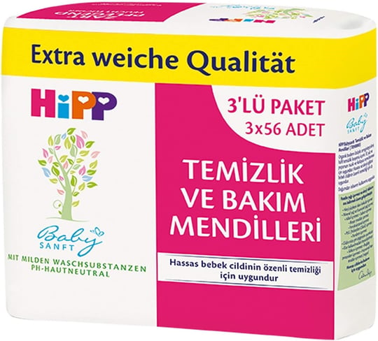 HiPP BABYSANFT Temizlik Mendili 56x3