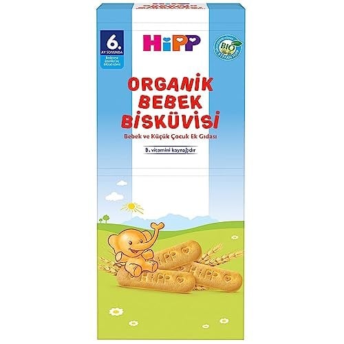 HiPP Organik Bebek Bisküvisi 180 gr