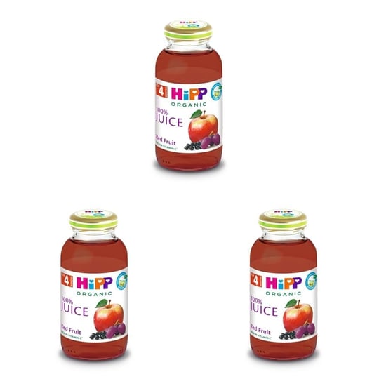 HiPP Organik Kırmızı Meyveli Elma Suyu 200 ml 3lü paket
