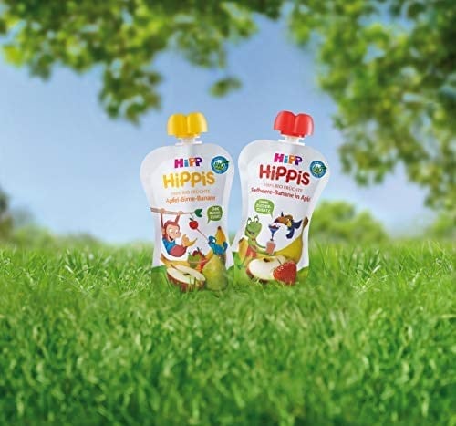 HiPP Organik Muzlu Elmalı Armut Püresi 100 gr