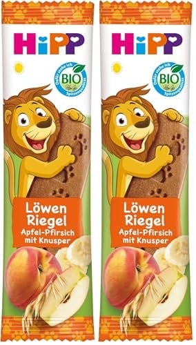 Hipp Organik Şeftali ve Elmalı Meyve Barı 1 Paket(1 x 20 g) 2li paket