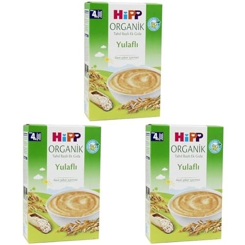 HiPP Organik Yulaflı Tahıl Bazlı Ek Gıda 200g 3lü paket